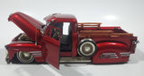 Jada Toys No. 50220-9 1951 Chevrolet Pickup Truck Red 1/24 Scale Die Cast Toy Car Vehicle Missing Parts