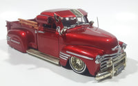 Jada Toys No. 50220-9 1951 Chevrolet Pickup Truck Red 1/24 Scale Die Cast Toy Car Vehicle Missing Parts