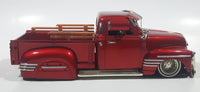 Jada Toys No. 50220-9 1951 Chevrolet Pickup Truck Red 1/24 Scale Die Cast Toy Car Vehicle Missing Parts