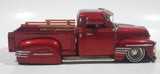 Jada Toys No. 50220-9 1951 Chevrolet Pickup Truck Red 1/24 Scale Die Cast Toy Car Vehicle Missing Parts