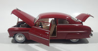 1949 Mercury Coupe Red 1/24 Scale Die Cast Toy Car Vehicle