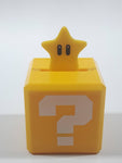 2019 McDonald's Nintendo Super Mario Yellow Question Mark Block with Star Plastic Toy Figure