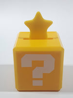 2019 McDonald's Nintendo Super Mario Yellow Question Mark Block with Star Plastic Toy Figure