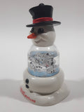 1996 McDonald's Disney 101 Dalmatians Snowman Shaped 4 1/4" Tall Plastic Snow Globe Toy