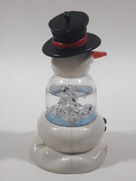 1996 McDonald's Disney 101 Dalmatians Snowman Shaped 4 1/4" Tall Plastic Snow Globe Toy