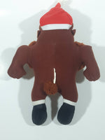 1992 McDonald's Warner Bros. Looney Tunes Taz Tasmanian Devil with Santa Hat 10" Tall Stuffed Character Plush Toy