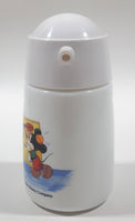 Vintage Walt Disney Company Mickey Mouse Kitchen Themed Milk Glass Soy Sauce Cruet Dispenser Pourer 4 1/2" Tall