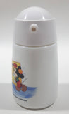 Vintage Walt Disney Company Mickey Mouse Kitchen Themed Milk Glass Soy Sauce Cruet Dispenser Pourer 4 1/2" Tall