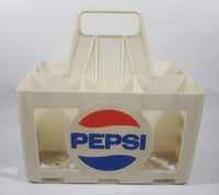 Vintage Pepsi-Cola 4.5L 6 x 750mL White Plastic Bottle Holder Carrying Case - Gray Beverages H.O. Vancouver, B.C.