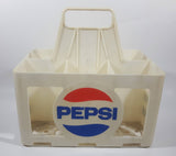 Vintage Pepsi-Cola 4.5L 6 x 750mL White Plastic Bottle Holder Carrying Case - Gray Beverages H.O. Vancouver, B.C.