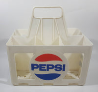 Vintage Pepsi-Cola 4.5L 6 x 750mL White Plastic Bottle Holder Carrying Case - Gray Beverages H.O. Vancouver, B.C.