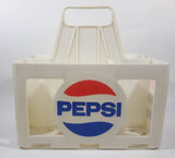 Vintage Pepsi-Cola 4.5L 6 x 750mL White Plastic Bottle Holder Carrying Case - Gray Beverages H.O. Vancouver, B.C.