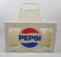 Vintage Pepsi-Cola 4.5L 6 x 750mL White Plastic Bottle Holder Carrying Case - Gray Beverages H.O. Vancouver, B.C.