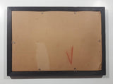 Vintage London's Piccadilly Circus 9" x 13" Glass Mirror Framed Advertisement