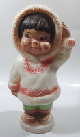 Vintage 1960s Regal Canada Kimmie Eskimo Native Aboriginal Girl 10" Tall Plastic Coin Bank