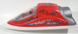 2004 Hobbyzone Zig Zag Racer 2 Red and White Plastic Remote Control Speed Boat Toy