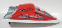 2004 Hobbyzone Zig Zag Racer 2 Red and White Plastic Remote Control Speed Boat Toy