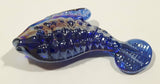 Vintage Iridescent Blue Carnival Glass 1 1/2" Long Aquarium Fish