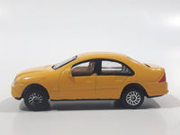 Unknown Brand C4 Sedan Yellow Die Cast Toy Car Vehicle