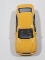 Unknown Brand C4 Sedan Yellow Die Cast Toy Car Vehicle