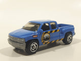 2013 Matchbox MBX City 1999 Chevrolet Silverado Truck Blue Die Cast Toy Car Vehicle