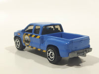 2013 Matchbox MBX City 1999 Chevrolet Silverado Truck Blue Die Cast Toy Car Vehicle