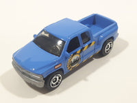 2013 Matchbox MBX City 1999 Chevrolet Silverado Truck Blue Die Cast Toy Car Vehicle