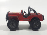 1984 Matchbox Jeep 4x4 Golden Eagle Red Die Cast Toy Car Vehicle Made in Macau