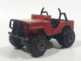 1984 Matchbox Jeep 4x4 Golden Eagle Red Die Cast Toy Car Vehicle Made in Macau