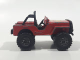 1984 Matchbox Jeep 4x4 Golden Eagle Red Die Cast Toy Car Vehicle Made in Macau