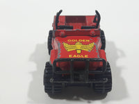 1984 Matchbox Jeep 4x4 Golden Eagle Red Die Cast Toy Car Vehicle Made in Macau