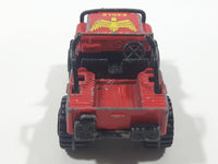 1984 Matchbox Jeep 4x4 Golden Eagle Red Die Cast Toy Car Vehicle Made in Macau