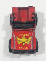 1984 Matchbox Jeep 4x4 Golden Eagle Red Die Cast Toy Car Vehicle Made in Macau