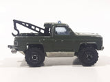 Majorette No. 291 & No. 228 Depanneuse Truck 4WD Army Green Die Cast Toy Car Vehicle