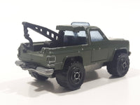 Majorette No. 291 & No. 228 Depanneuse Truck 4WD Army Green Die Cast Toy Car Vehicle