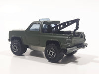 Majorette No. 291 & No. 228 Depanneuse Truck 4WD Army Green Die Cast Toy Car Vehicle