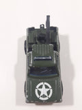 Majorette No. 291 & No. 228 Depanneuse Truck 4WD Army Green Die Cast Toy Car Vehicle