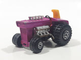 Vintage 1972 Lesney Products Matchbox No. 29 Mod Tractor Magenta Pink Die Cast Toy Car Farming Equipment Machinery Vehicle