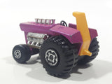 Vintage 1972 Lesney Products Matchbox No. 29 Mod Tractor Magenta Pink Die Cast Toy Car Farming Equipment Machinery Vehicle