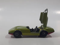 Vintage 1970 Lesney Products Matchbox Series Superfast No. 52 Dodge Charger MkIII Lime Green Die Cast Toy Car Vehicle