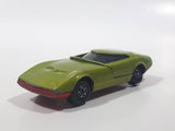 Vintage 1970 Lesney Products Matchbox Series Superfast No. 52 Dodge Charger MkIII Lime Green Die Cast Toy Car Vehicle