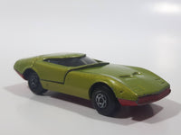 Vintage 1970 Lesney Products Matchbox Series Superfast No. 52 Dodge Charger MkIII Lime Green Die Cast Toy Car Vehicle