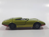 Vintage 1970 Lesney Products Matchbox Series Superfast No. 52 Dodge Charger MkIII Lime Green Die Cast Toy Car Vehicle