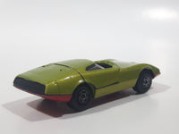 Vintage 1970 Lesney Products Matchbox Series Superfast No. 52 Dodge Charger MkIII Lime Green Die Cast Toy Car Vehicle