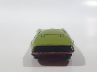 Vintage 1970 Lesney Products Matchbox Series Superfast No. 52 Dodge Charger MkIII Lime Green Die Cast Toy Car Vehicle