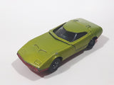 Vintage 1970 Lesney Products Matchbox Series Superfast No. 52 Dodge Charger MkIII Lime Green Die Cast Toy Car Vehicle