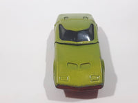 Vintage 1970 Lesney Products Matchbox Series Superfast No. 52 Dodge Charger MkIII Lime Green Die Cast Toy Car Vehicle