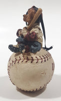 2000 Boyd's Bear Sitting on a Baseball Hanging Decorative Ornament