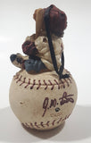 2000 Boyd's Bear Sitting on a Baseball Hanging Decorative Ornament