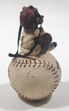 2000 Boyd's Bear Sitting on a Baseball Hanging Decorative Ornament